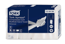 Jemné stlačené papírové ručníky Tork Xpress Multifold, Advanced, bílé, 2 vrstvy, H2